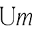 u